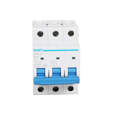 CHINT/正泰电器  NB1-63 3P C63 6kA(R)  微型断路器 4只/盒，60只/箱