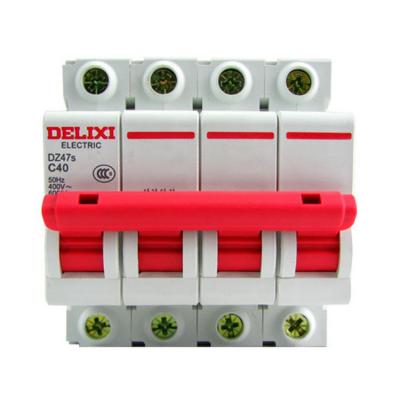 DELIXI/德力西电气 DZ47s D型 4P 63A 小型断路器