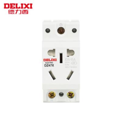 DELIXI/德力西电气  HDXE 插座 三插 10A TM  模数化插座